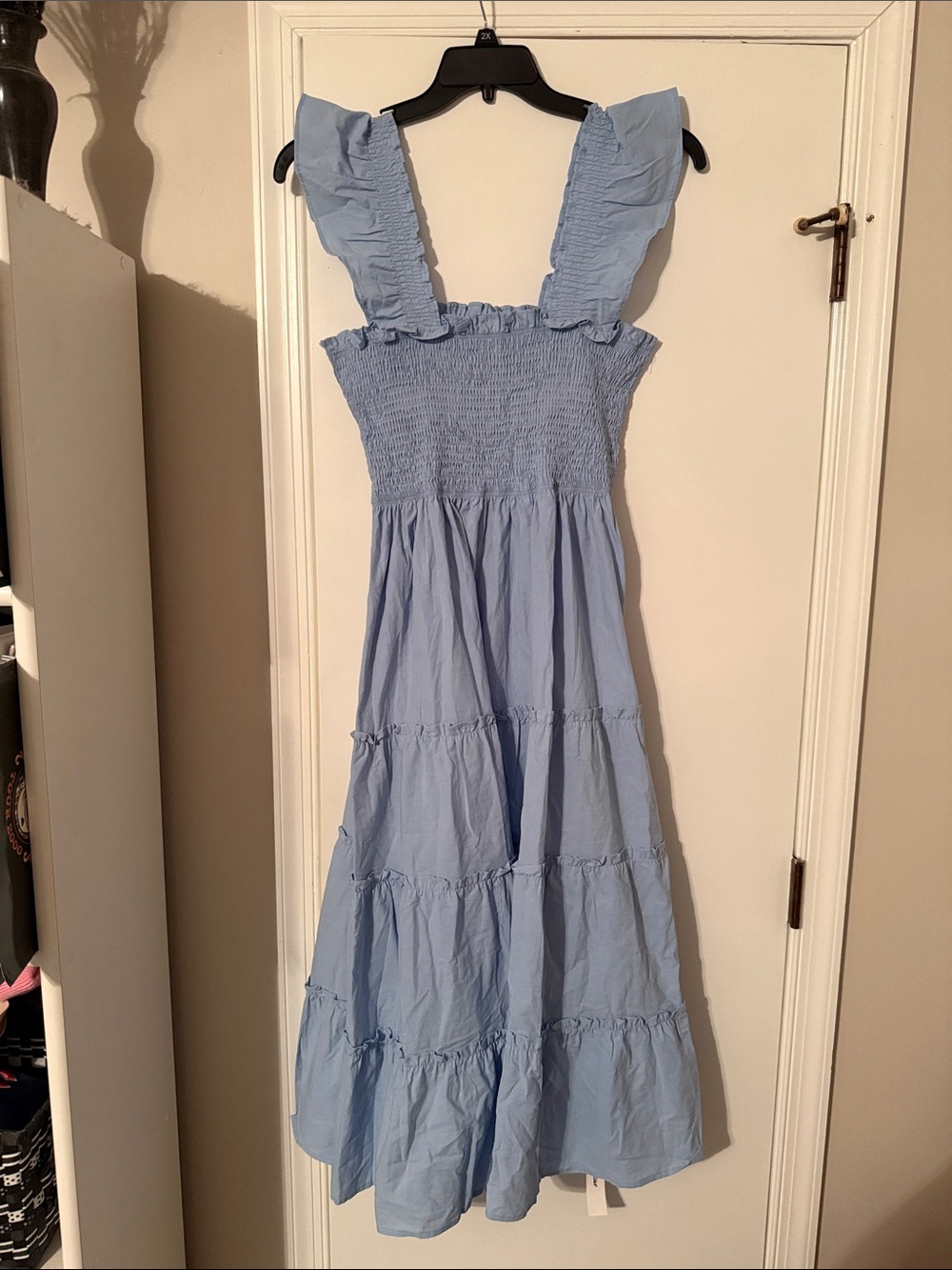 Blue Smocked Dress